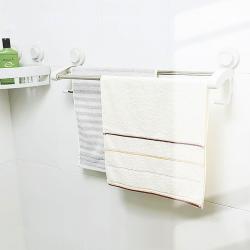 無(wú)痕吸盤(pán)45CM雙桿毛巾