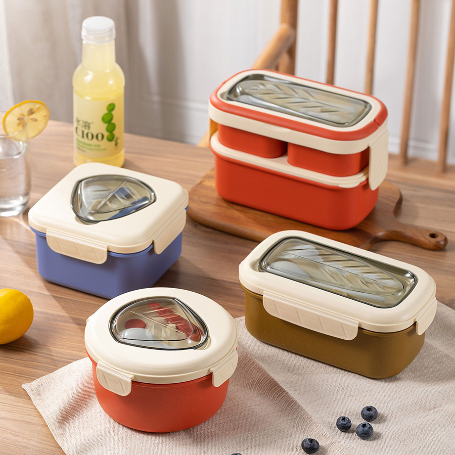 纖葉沙拉便當盒(圓形/