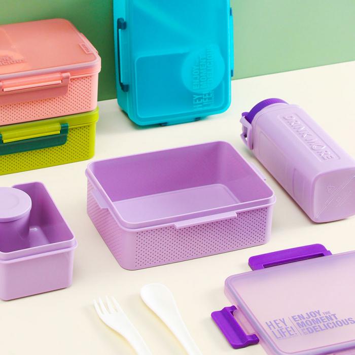 躍動(dòng)3格飯盒+運(yùn)動(dòng)水壺套裝(含內(nèi)盒1500ml+80